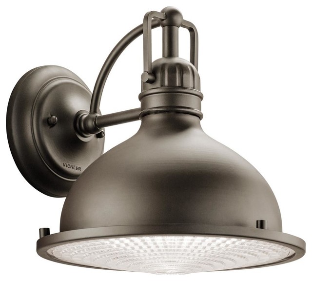 Kichler Hatteras Bay One Light Olde Bronze Wall Lantern - Industrial - Outdoor Wall Lights And ...